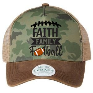 Faith Family Football Christian Fun Fall Football Legacy Tie Dye Trucker Hat