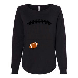 Faith Family Football Christian Fun Fall Football Womens California Wash Sweatshirt