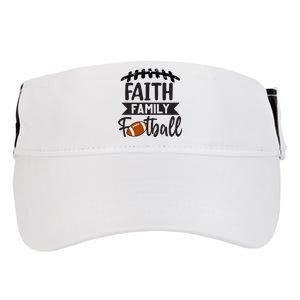 Faith Family Football Christian Fun Fall Football Adult Drive Performance Visor