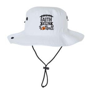 Faith Family Football Christian Fun Fall Football Legacy Cool Fit Booney Bucket Hat