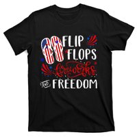 flip flops fireworks and freedom 4th of july T-Shirt