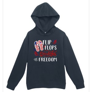 flip flops fireworks and freedom 4th of july Urban Pullover Hoodie