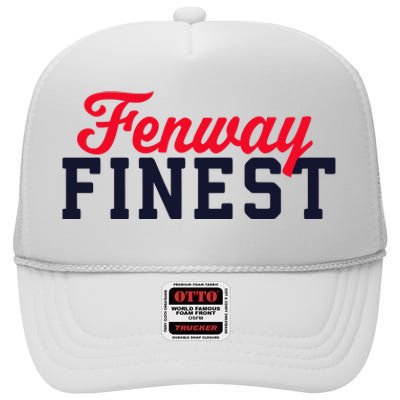 Fenway Finest High Crown Mesh Back Trucker Hat