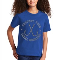 Funny Fishing Fisher Dad Gift Support Your Local Hookers Great Gift Kids T-Shirt