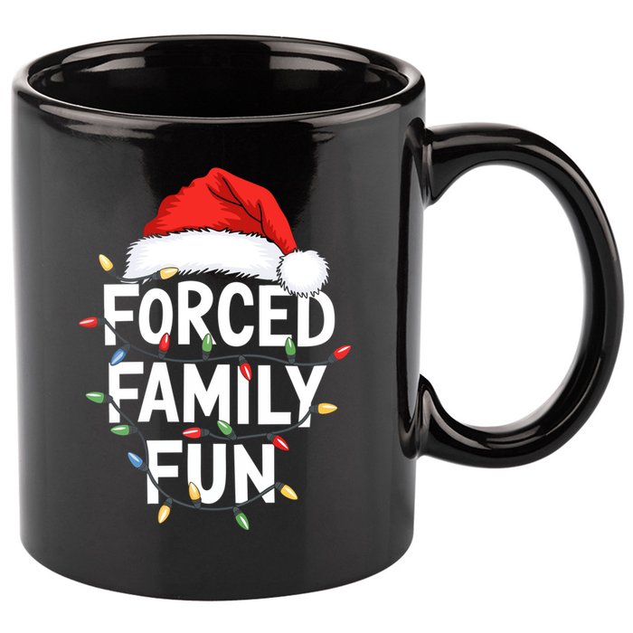 Forced Family Fun 11oz C Handle Ceramic Mug
