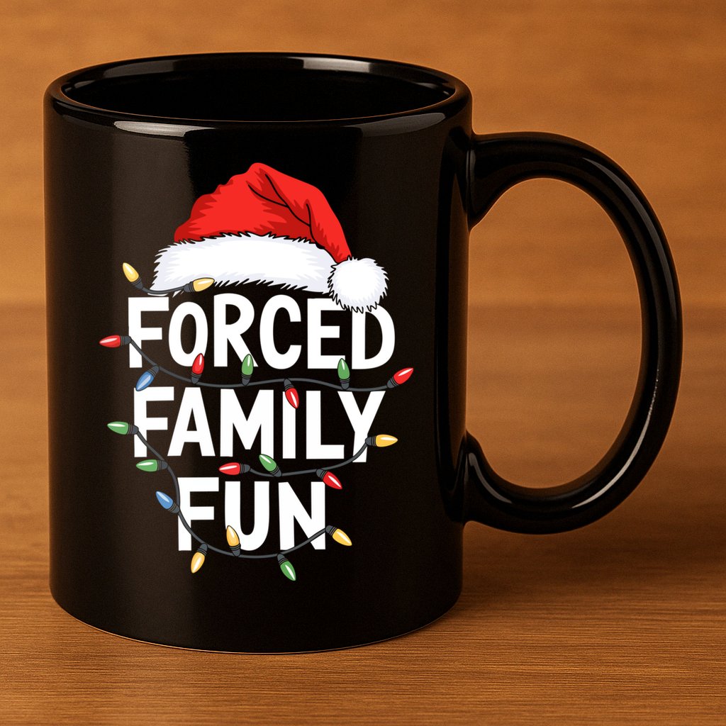 Forced Family Fun 11oz C Handle Ceramic Mug