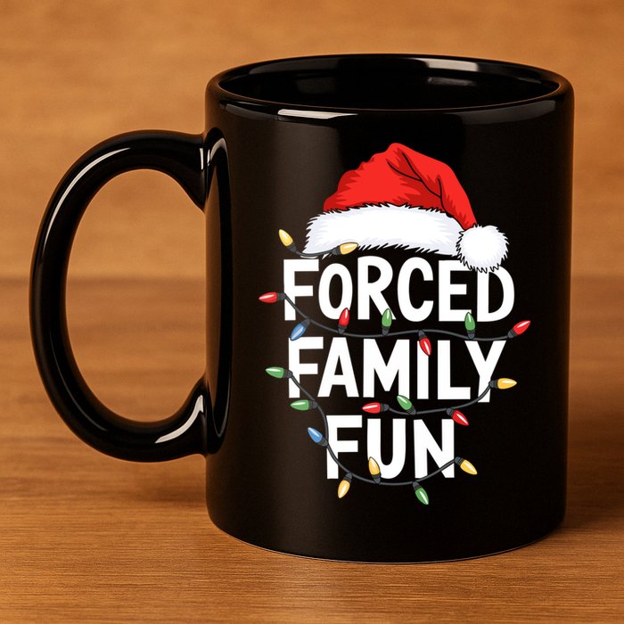 Forced Family Fun 11oz C Handle Ceramic Mug