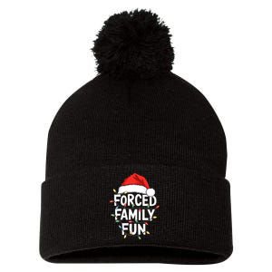 Forced Family Fun Pom Pom 12in Knit Beanie