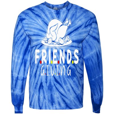 Friendsgiving Friends & Family Thanksgiving matching Tie-Dye Long Sleeve Shirt