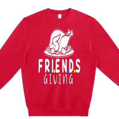 Friendsgiving Friends & Family Thanksgiving matching Premium Crewneck Sweatshirt