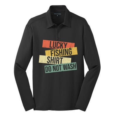 Fishing Fisher Fisher Bass Lake Life Fish Catcher Cool Gift Silk Touch Performance Long Sleeve Polo