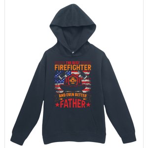 Firefighter Father Father's Day Urban Pullover Hoodie