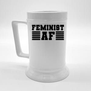 Feminism Funny Feminist Af Funny Gift Beer Stein