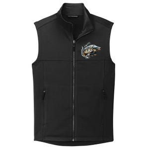 Funny Fishing & Fisherman Gift Collective Smooth Fleece Vest