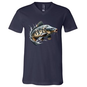 Funny Fishing & Fisherman Gift V-Neck T-Shirt