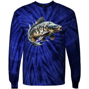 Funny Fishing & Fisherman Gift Tie-Dye Long Sleeve Shirt