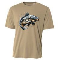 Funny Fishing & Fisherman Gift Cooling Performance Crew T-Shirt