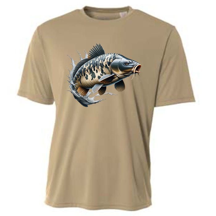 Funny Fishing & Fisherman Gift Cooling Performance Crew T-Shirt