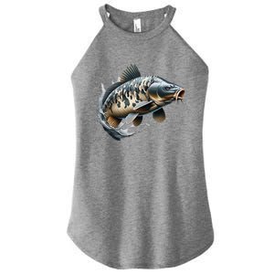 Funny Fishing & Fisherman Gift Women's Perfect Tri Rocker Tank