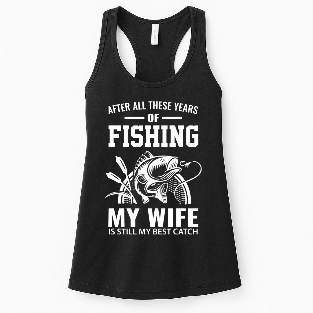 Funny Fishing Fisherman Fish Master Baiter Dad Womens Tank Top