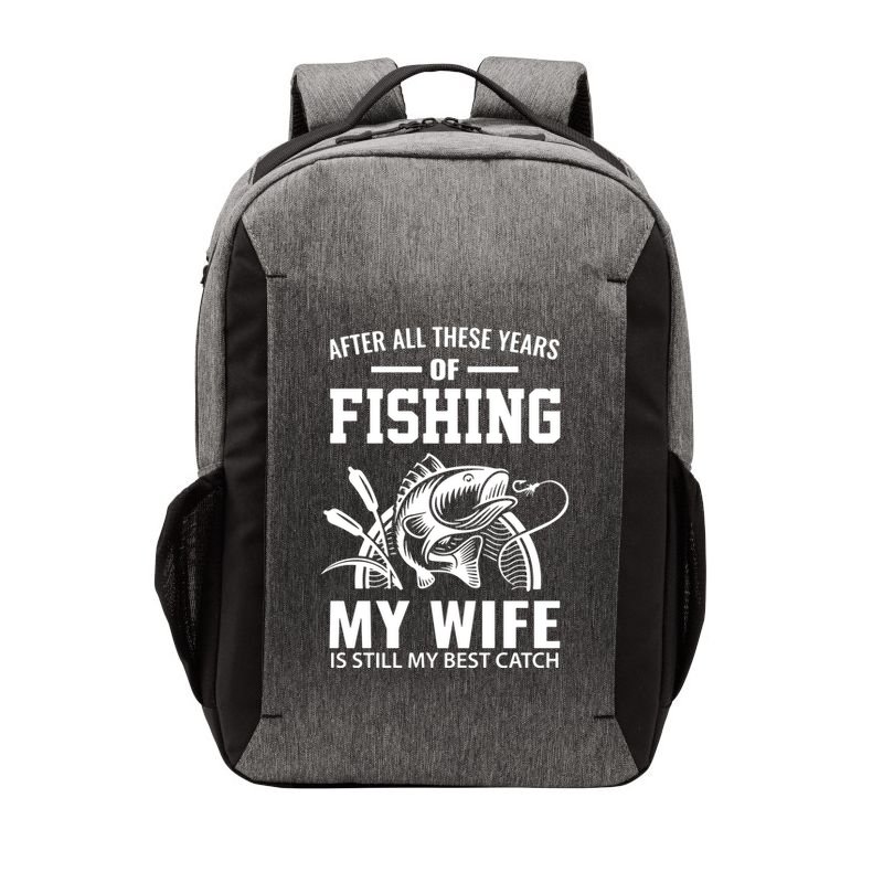 Funny Fishing Fisherman Fish Master Baiter Dad Vector Backpack