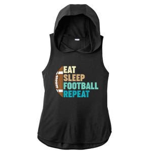 Funny Football For Player American Football Ladies PosiCharge Tri-Blend Wicking Draft Hoodie Tank