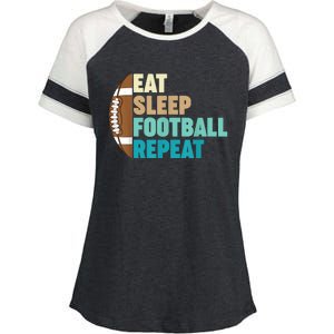 Funny Football For Player American Football Enza Ladies Jersey Colorblock Tee