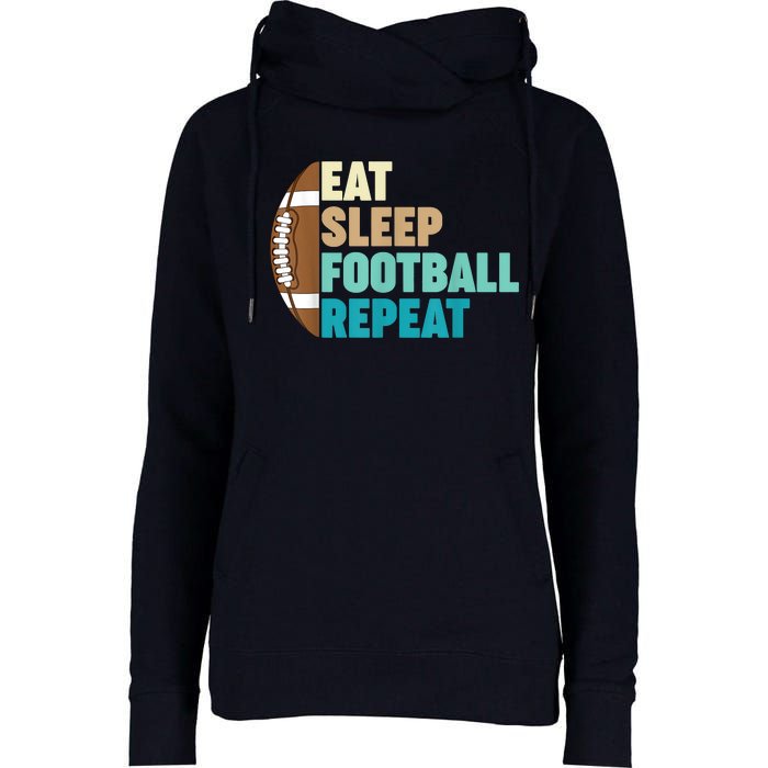 Funny Football For Player American Football Womens Funnel Neck Pullover Hood