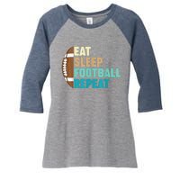 Funny Football For Player American Football Women's Tri-Blend 3/4-Sleeve Raglan Shirt