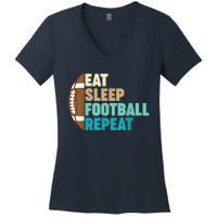 Funny Football For Player American Football Women's V-Neck T-Shirt