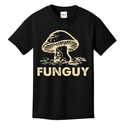 Funny Funguy Fungi Mushroom For Dad Kids T-Shirt