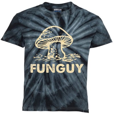 Funny Funguy Fungi Mushroom For Dad Kids Tie-Dye T-Shirt