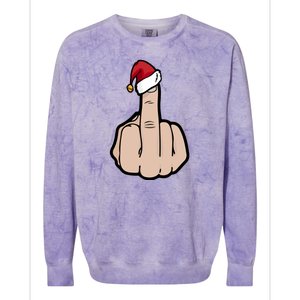 Festive Finger Colorblast Crewneck Sweatshirt