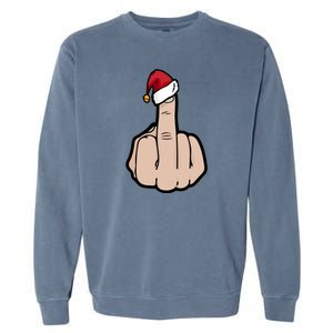 Festive Finger Garment-Dyed Sweatshirt