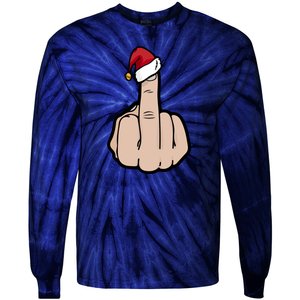 Festive Finger Tie-Dye Long Sleeve Shirt