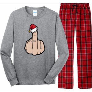 Festive Finger Long Sleeve Pajama Set