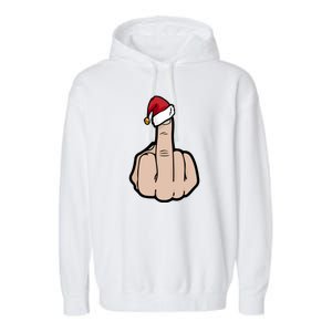 Festive Finger Garment-Dyed Fleece Hoodie