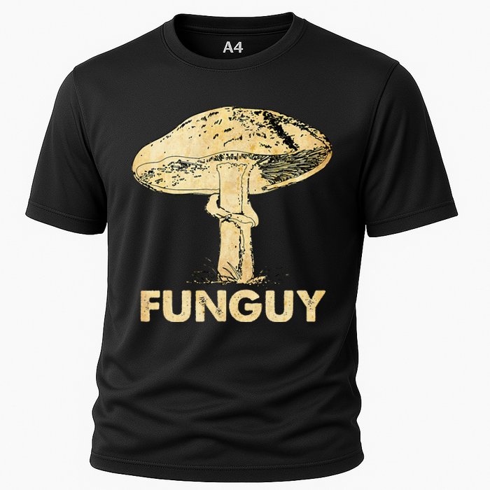 Funguy Funny Fungi Fungus Mushroom Cooling Performance Crew T-Shirt