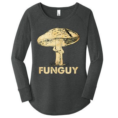 Funguy Funny Fungi Fungus Mushroom Women's Perfect Tri Tunic Long Sleeve Shirt