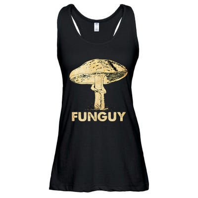 Funguy Funny Fungi Fungus Mushroom Ladies Essential Flowy Tank