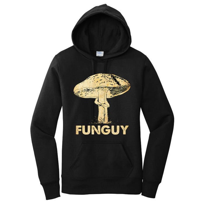 Funguy Funny Fungi Fungus Mushroom Women's Pullover Hoodie