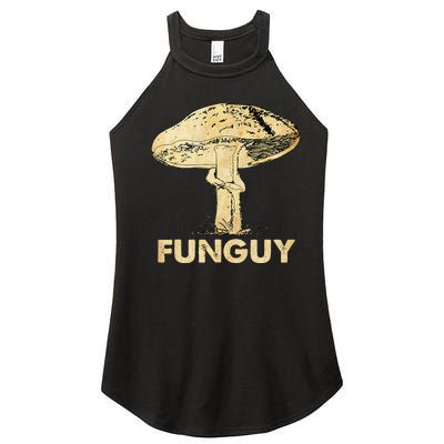 Funguy Funny Fungi Fungus Mushroom Women's Perfect Tri Rocker Tank