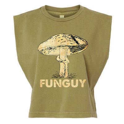 Funguy Funny Fungi Fungus Mushroom Garment-Dyed Women's Muscle Tee