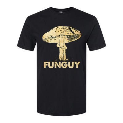 Funguy Funny Fungi Fungus Mushroom Softstyle® CVC T-Shirt