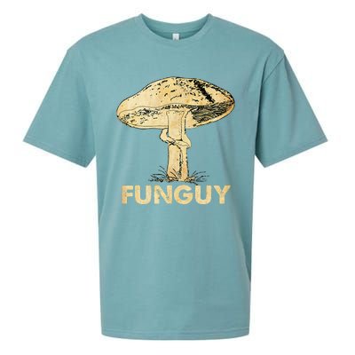 Funguy Funny Fungi Fungus Mushroom Sueded Cloud Jersey T-Shirt