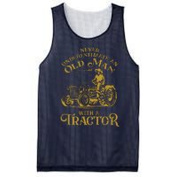 Funny Farmer Farm Tractor Farming Truck Lovers Humor Outfit Mesh Reversible Basketball Jersey Tank