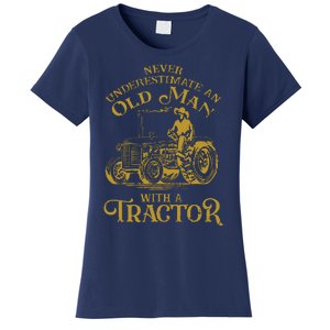 Funny Farmer Farm Tractor Farming Truck Lovers Humor Outfit Women's T-Shirt