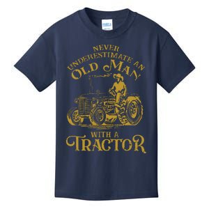 Funny Farmer Farm Tractor Farming Truck Lovers Humor Outfit Kids T-Shirt