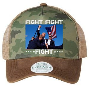 Fight Fight Fight Trump 2024 Vote Trump Legacy Tie Dye Trucker Hat