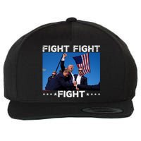 Fight Fight Fight Trump 2024 Vote Trump Wool Snapback Cap